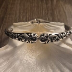 Brighton Silver and Black Bracelet